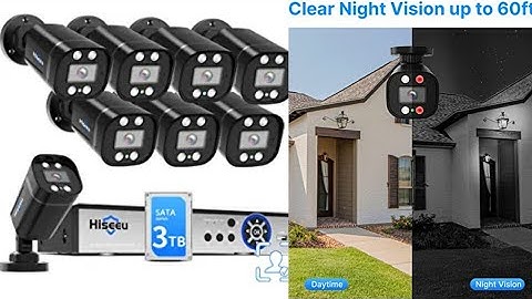 [Face Detection] Hiseeu 5MP 8ch Security Camera System Setup