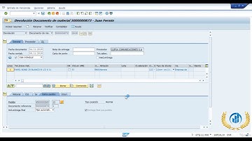 SAP. DEVOLUCIÓN DE MERCANCIAS. (APRENDE DE MANERA PRACTICA Y FÁCIL)