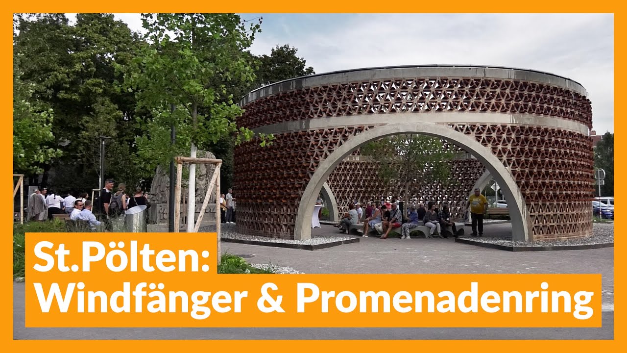 St.Pölten: Windfänger & Promenadenring eröffnet