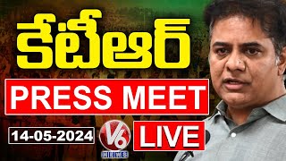 Live : KTR Press Meet At Sircilla | V6 News