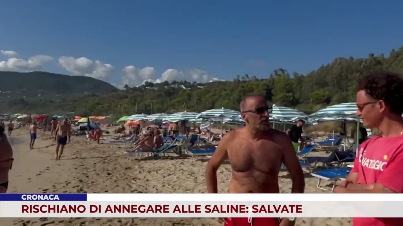CRONACA. RISCHIANO DI ANNEGARE ALLE SALINE: SALVATE
