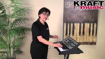 Kraft Music -  Moog Sub Phatty Analog Synthesizer Demo with Linda Lafferty