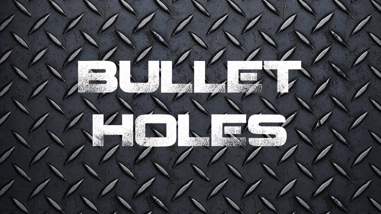 Warhammer 40k - How to make Bullet Holes & Scrap Metal - YouTube
