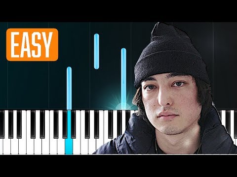 Joji ft. Clams Casino - CAN'T GET OVER YOU 100% EASY PIANO TUTORIAL
