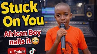 Ojakol Mark Sings "Stuck on You" by Lionel Richie | Smiling Star African Talent