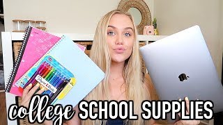 what school supplies you need in college