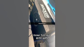 Kicker TC10 @150~180 watts
