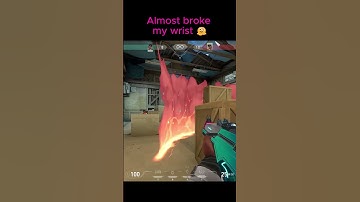 Nearly BROKE my wrist with this flick  #valorant #valorantclips #gaming#shorts #fypシ