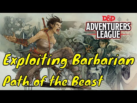 Exploiting Path of the Beast Barbarian (Tasha's Cauldron of Everything)