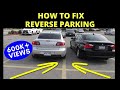 How to CORRECT REVERSE PARKING || EASIEST Method 👌👌|| Toronto Drivers