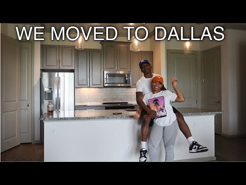 WE MOVED TO DALLAS! Moving VLOG PT. 1 | Packing Up, Getting The Keys, Moving In