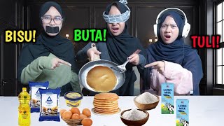 DEAF, BLIND, AND MUTE COOKING CHALLENGE! FRIENDLY GIRLS