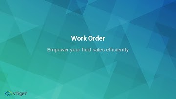 Work Order Management in Vtiger CRM 7