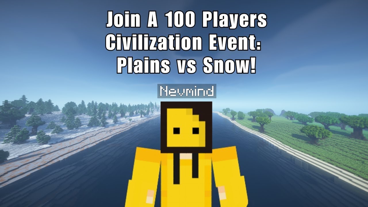 [ARCHIVED] 100 Players Civilization Event Trailer | Minecraft 1.21.4 ...