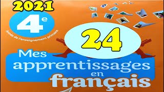 mes apprentissages en français page 24 4AEP