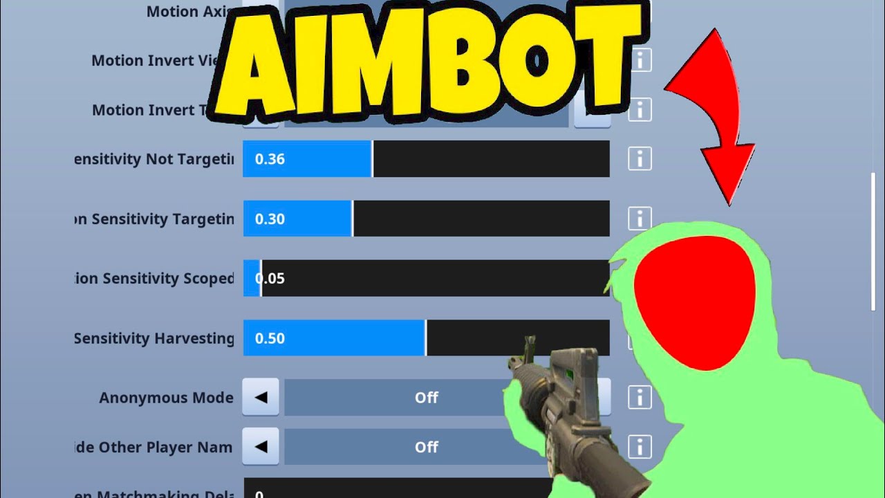 what is the code for aimbot in fortnite