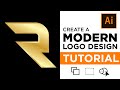 Create a modern logo design  adobe illustrator