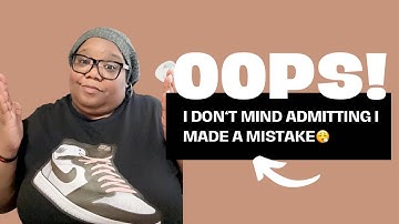 When I’m wrong or scew up I say it. Always!!! Now end the drama and messiness and move on. ✌🏽