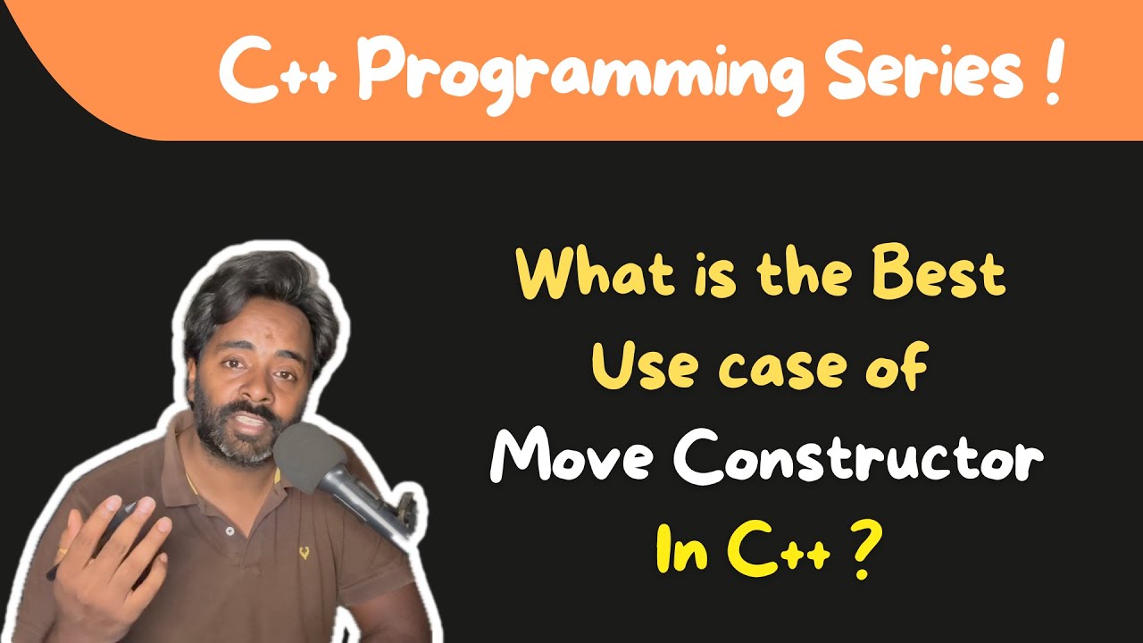 Use of Move Constructor In C++ Programming Language - YouTube