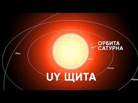 UY ЩИТА, В 5 МЛРД РАЗ ПРЕВОСХОДЯЩАЯ СОЛНЦЕ ПО ОБЪЕМУ