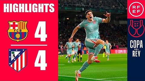 Barcelona vs Atlético de Madrid 4-4 | RESUMEN TODOS los Goles  | Copa del Rey 2025 🏆