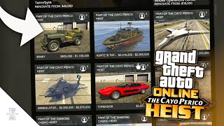 ALL NEW VEHICLES FROM THE CAYO PERICO HEIST DLC! (GTA Online)