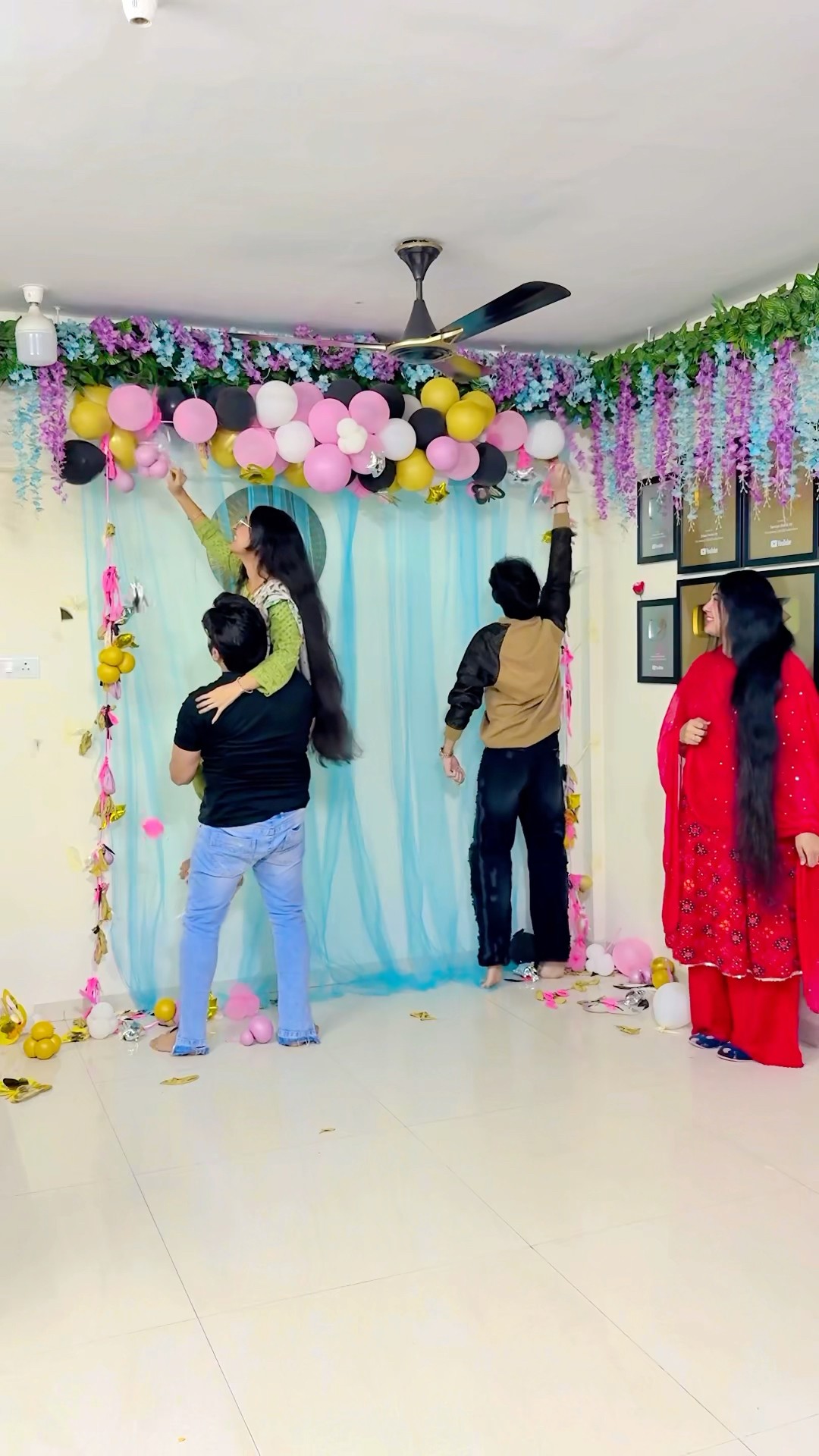 Kisne Zyada Balloon Burst Kiya??#zidaanshahidaly #family #shorts