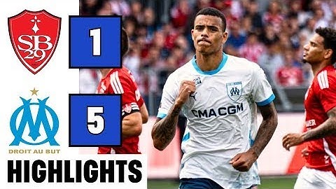 Brest Vs Marseille 1-5 | EXTENDED HIGHLIGHTS | Ligue 1 2024-25 | Marseille Resume