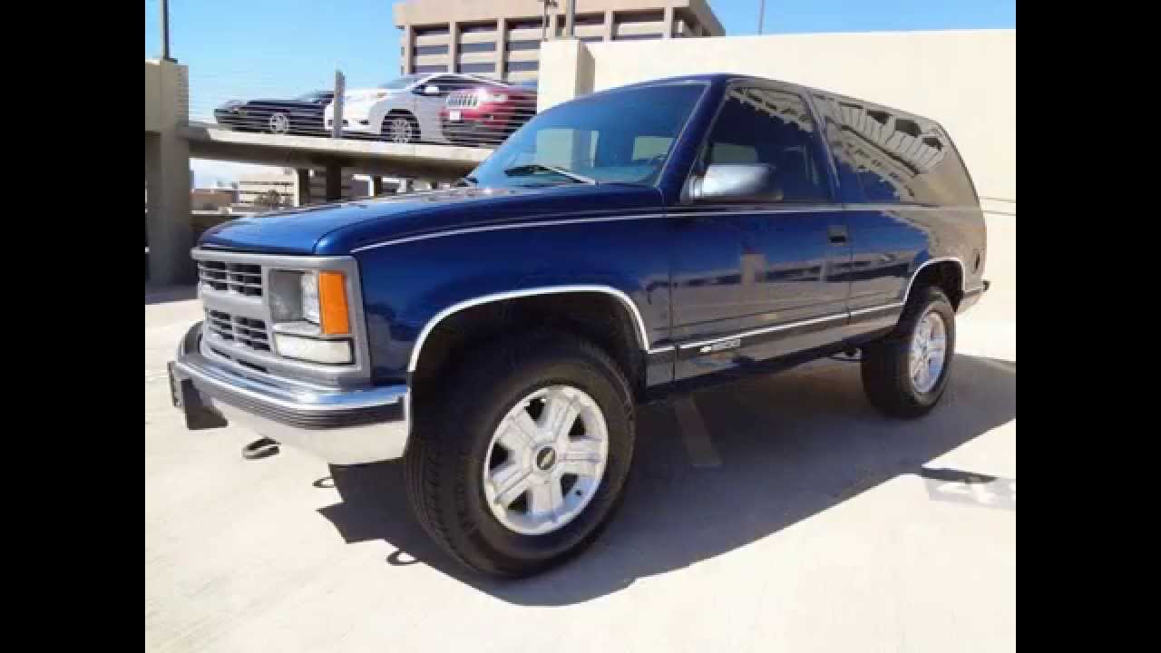 1997 Chevrolet 2 Door Tahoe 4wd 89k Miles For Sale Youtube
