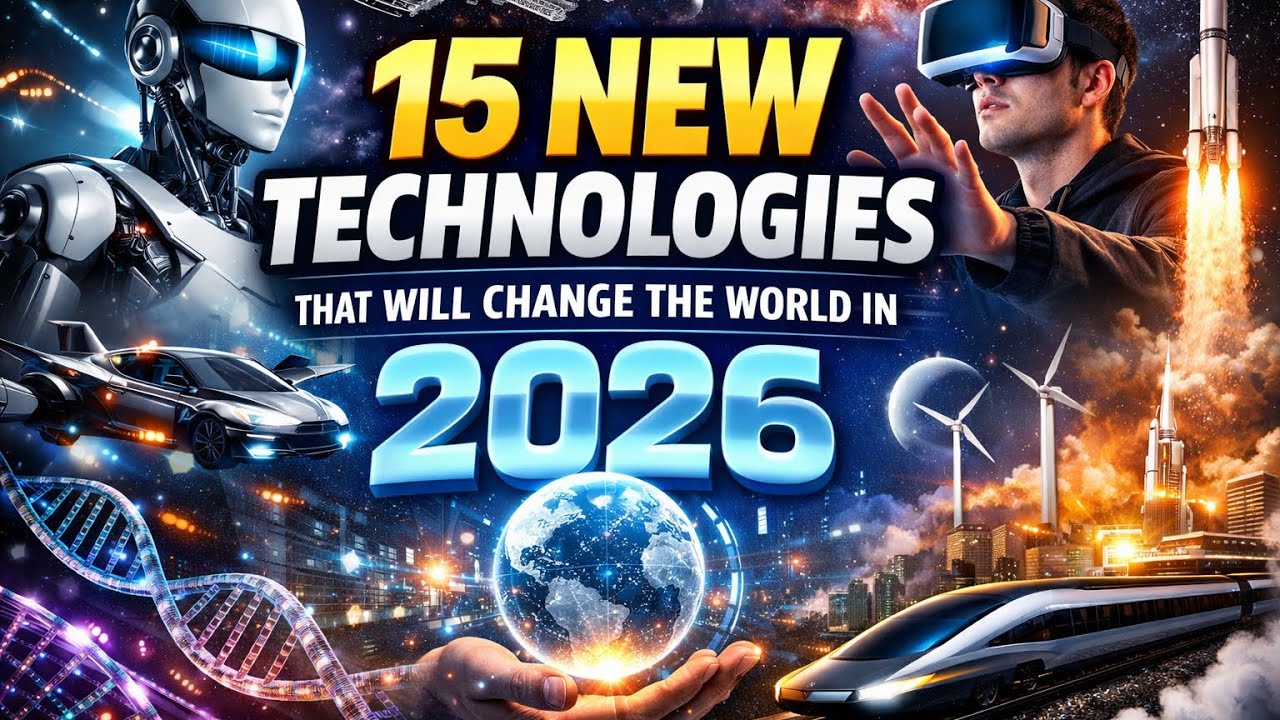 15 NEW TECHNOLOGIES THAT WILL CHANGE THE WORLD IN 2026 - YouTube