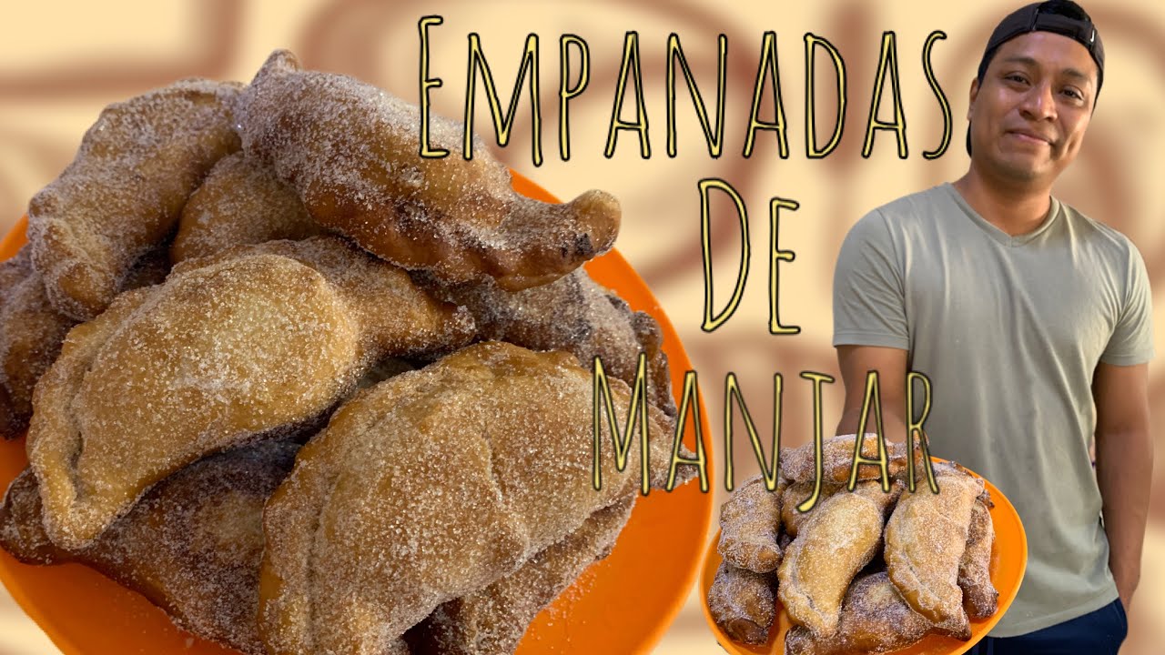 Empanadas de manjar fritas receta artesanal hecha a mano