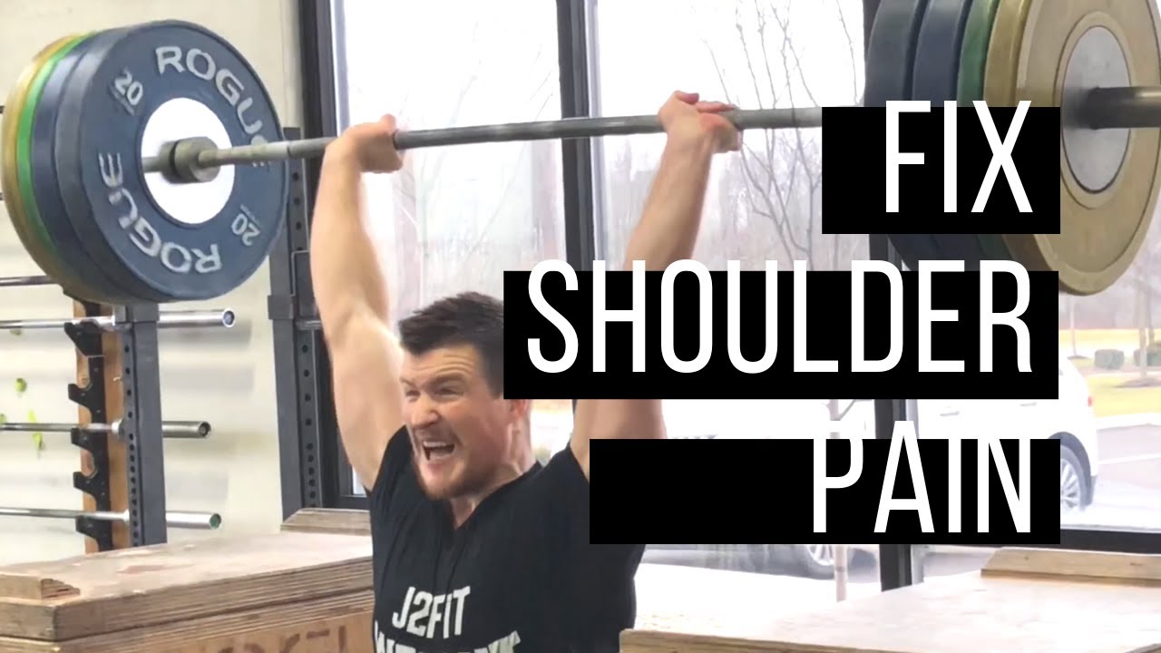 How Fix Shoulder Pain in Weightlifting (Snatches and Jerks) YouTube