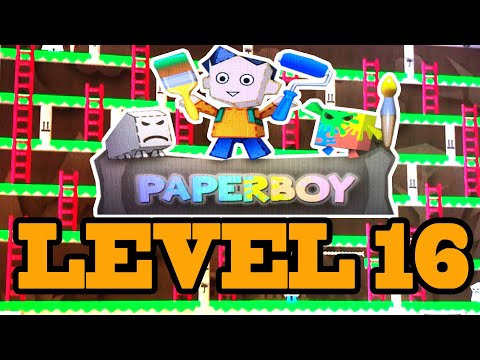 PAPERBOY LEVEL 16 - HOW TO EASY BEAT GAME PAPERBOY LG TV