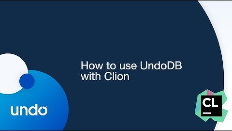 How to use UDB (previously UndoDB) with Clion