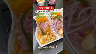 Ceviche Peruano y Chicha Morada