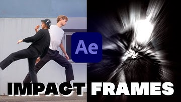 How to make IMPACT FRAMES in After Effects