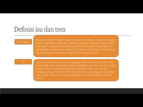 Video: Apa perbedaan antara tren dan isu?