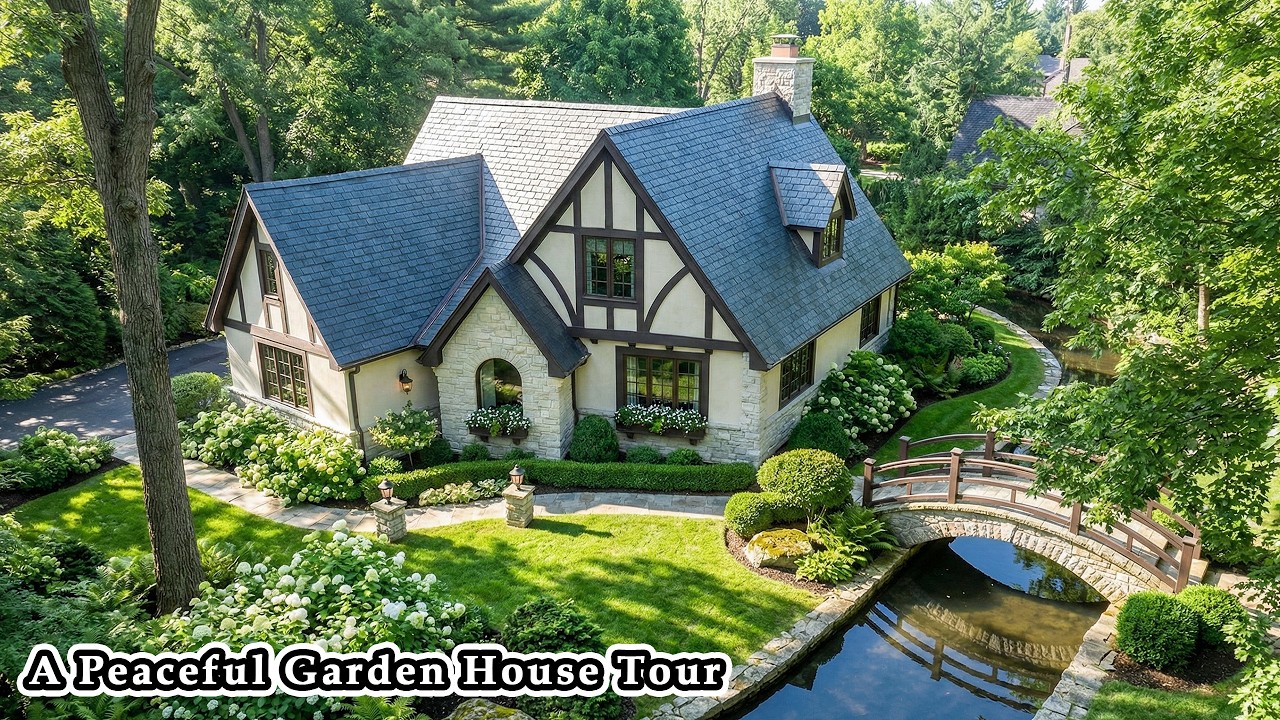 Enchanting Tudor Cottage by the Stream | A Peaceful Garden House Tour