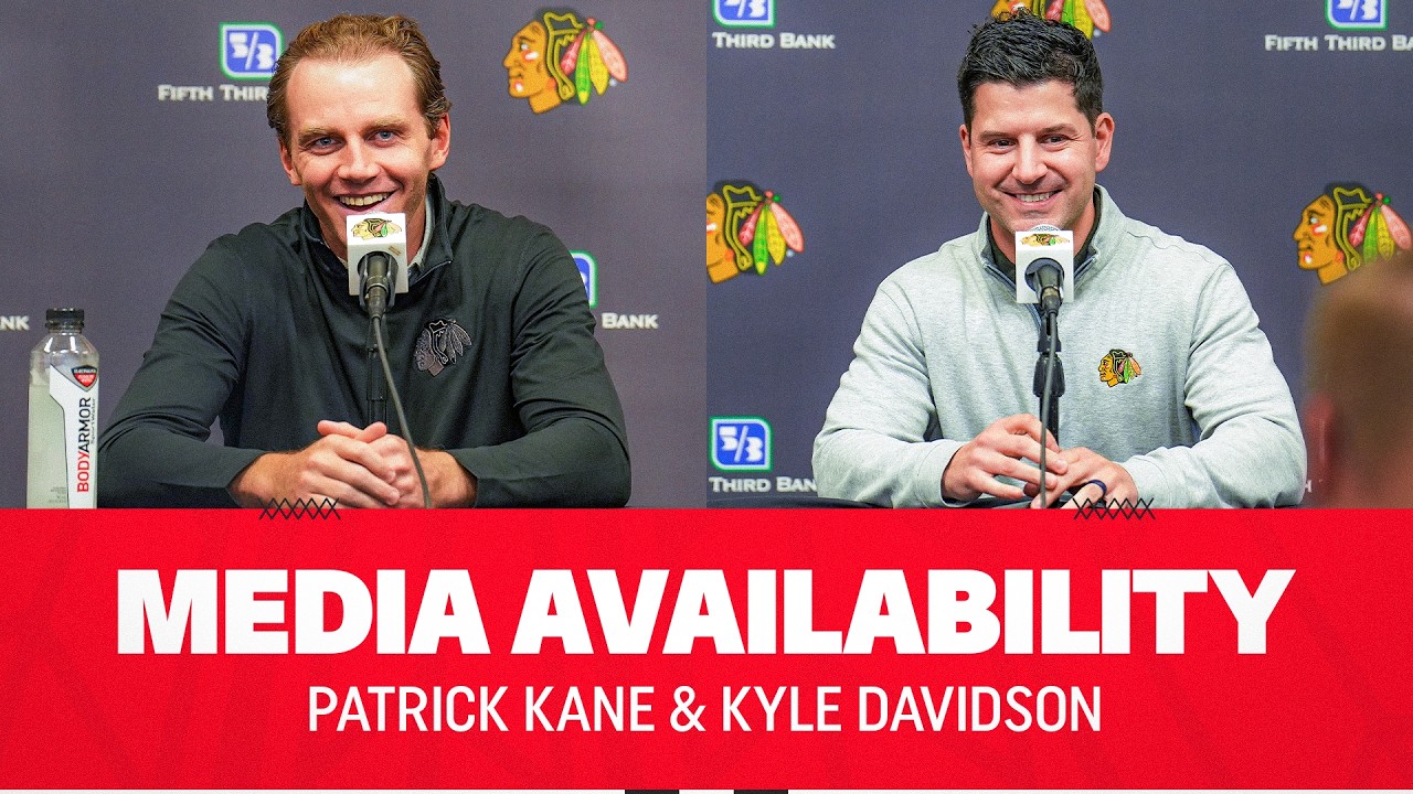 PATRICK KANE first media availability after signing 2026 🎙️👏 | Chicago Blackhawks