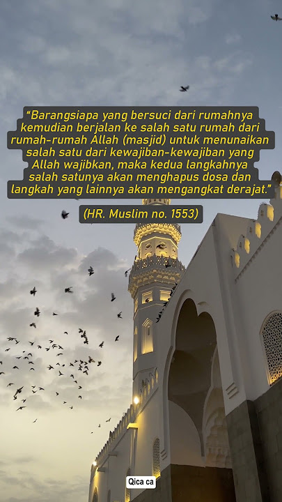 Go to the mosque #mosque