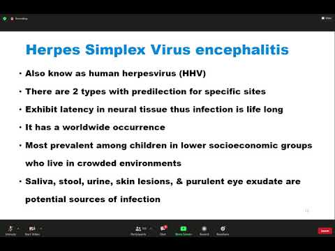 Video: Herpetische Encefalitis: Symptomen, Behandeling, Oorzaken