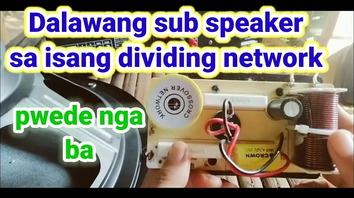 Dalawang sub speaker sa isang dividing network l pwede nga ba