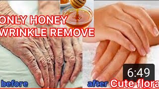 Real secret of Japanese remove WRINKLES to there hand | home remedies