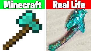 Realistic Minecraft | Real Life vs Minecraft | Realistic Slime, Water, Lava #561