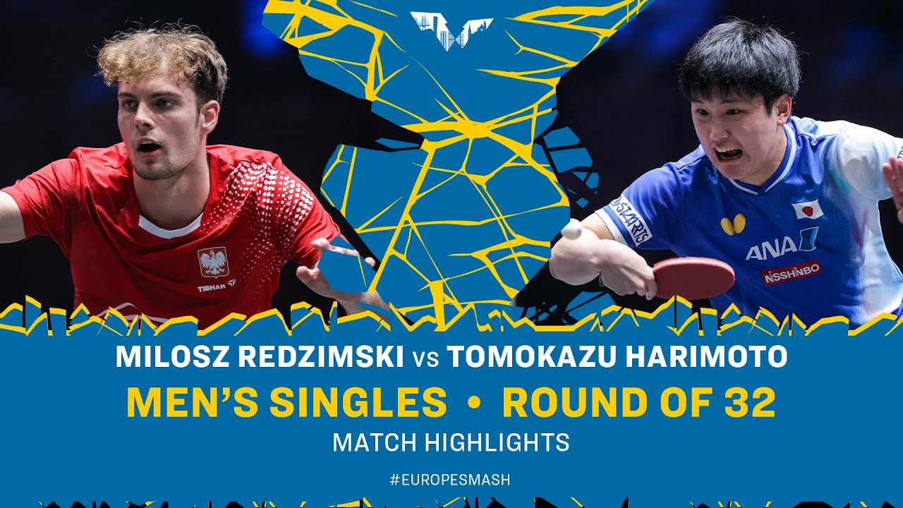 Milosz Redzimski vs Tomokazu Harimoto | MS R32 | #EuropeSmash 2025