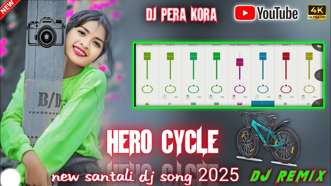 💥HERO CYCLE NEW SANTALI DJ SONG 2025👋 SANTALI DJ REMIX SONG DJ PERA KORA @Djperakora 