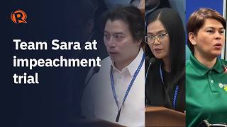 Sara Duterte's defense lawyers enter appearance before impeachment court