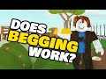 Does Begging Work in Roblox Islands? Watch to see!