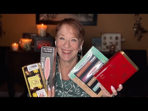 ASMR -this & that, show & share, collective haul, health update, new nails-whispery, tapping/tingly