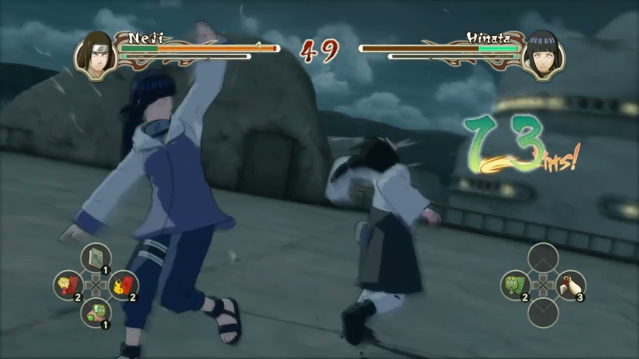 Neji vs Hinata - Naruto Shippuden Ultimate Ninja Storm 2